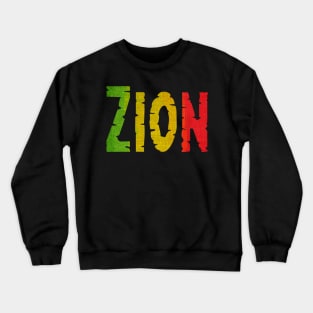 Zion, Rastafarian, Ethiopia Crewneck Sweatshirt